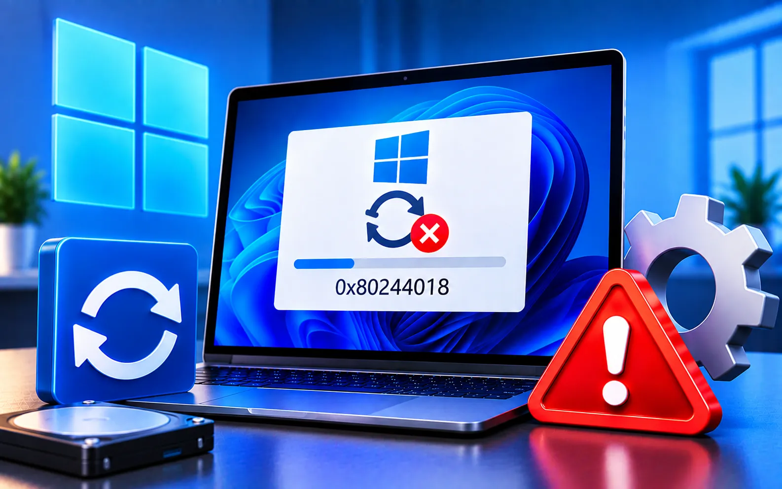 Windows Update Error Code 0x80244018 fix